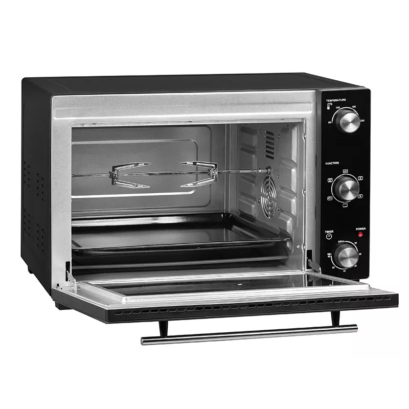 LAFE HeatMaster PIW-005 Elektrobackofen, 48 L, 1800 W, Umluft, Drehspieß
