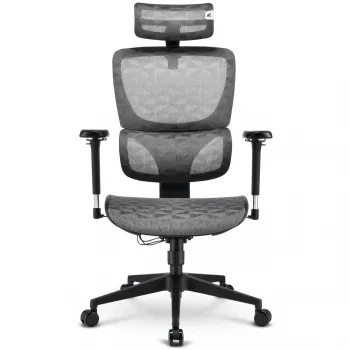 Bürostuhl Sharkoon OfficePal C40M Mesh-Sitz Mesh-Rückenlehne, Grau, max. 150 kg