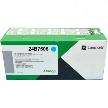 Lexmark 24B7606 Cyan Original Tonerkartusche — 12.000 Seiten Reichweite, 1 Stk.