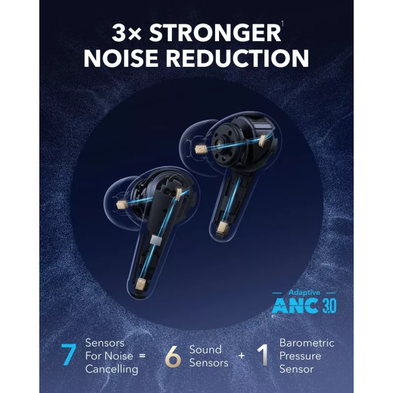 Headset Anker Soundcore Liberty 4 Pro TWS Bluetooth in-ear, weiß, für Anrufe/Musik/Sport, Gewicht 61,97 g