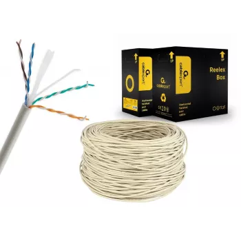 Netzwerkkabel Gembird UPC-6004SE-SOL Cat6 RJ-45 auf Rolle, 100 m, grau