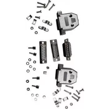 D-Sub SET25 - D-Sub Set - 2x Gehäuse + Einsätze 25-polig (10122004)