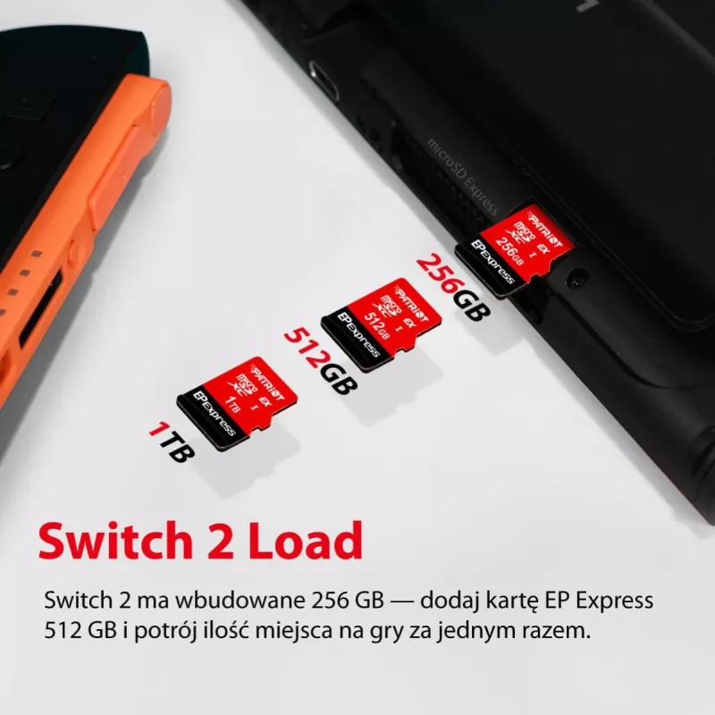 Patriot microSDXC-Karte 1 TB Express 800/600 MB/s PEF1TEPEXMCX