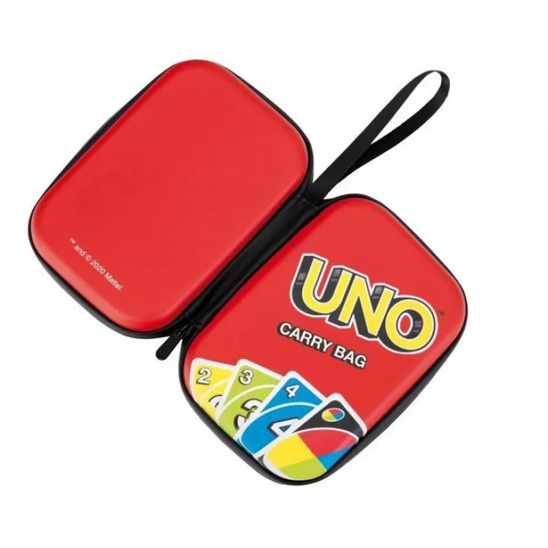 Theo Klein 5901 Uno-Kartenbox, rot/schwarz