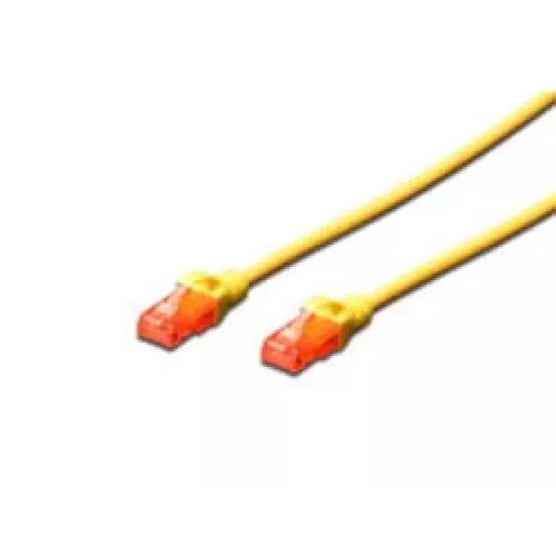 Digitus CAT 6 U/UTP Patchkabel, 2xRJ45, 1 m, gelb