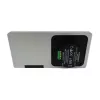 Shelly Wall Display X2 Bedienteil, WLAN, Bluetooth, Silber + BLU H&T Elfenbein