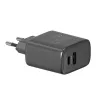 SAVIO LA-06/B 30-W-Wandladegerät, USB-A + USB-C, Quick Charge, Power Delivery 3.0, Schwarz