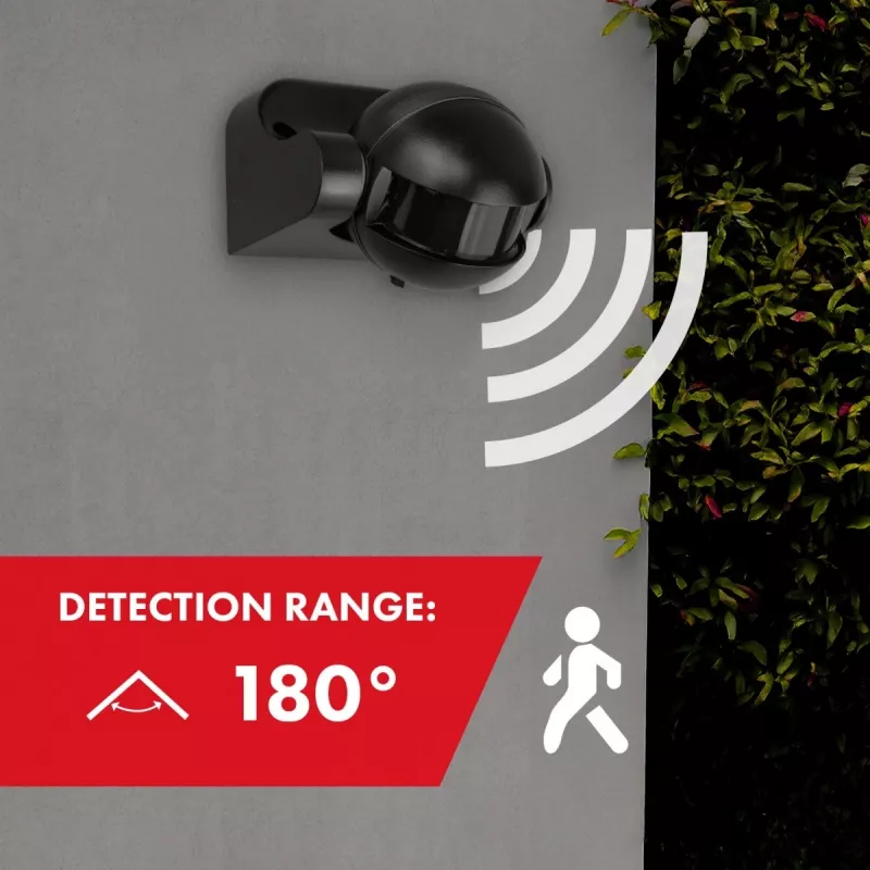 PIR-Bewegungsmelder MACLEAN MCE358 B/B – passiver Infrarotdetektor für den Innenbereich