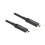 DeLOCK USB-Kabel USB 3.2 Gen 2 5m USB C Schwarz 84255