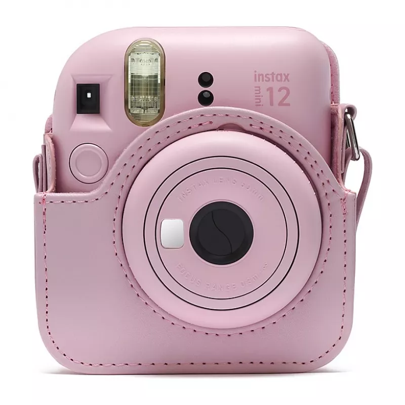 Fujifilm 70100157198 Instax Mini 12 Tasche, Rosa (Blossom Pink)