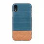Smartphone-Hülle man and wood für iPhone XR – Denim Schwarz Schutzhülle
