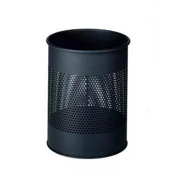 Mülleimer Durable 331058 15 L Rund Metall Anthrazit
