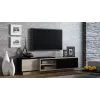 Cama TV-Schrank SIGMA1 180 Sonoma-Eiche/schwarz glänzend