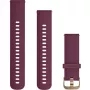 Garmin Quick Release 20 mm Silikon-Ersatzarmband, Lila/Gold