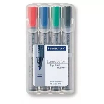 Marker Staedtler 356 WP4 4 Stk. Schwarz Blau Grün Rot