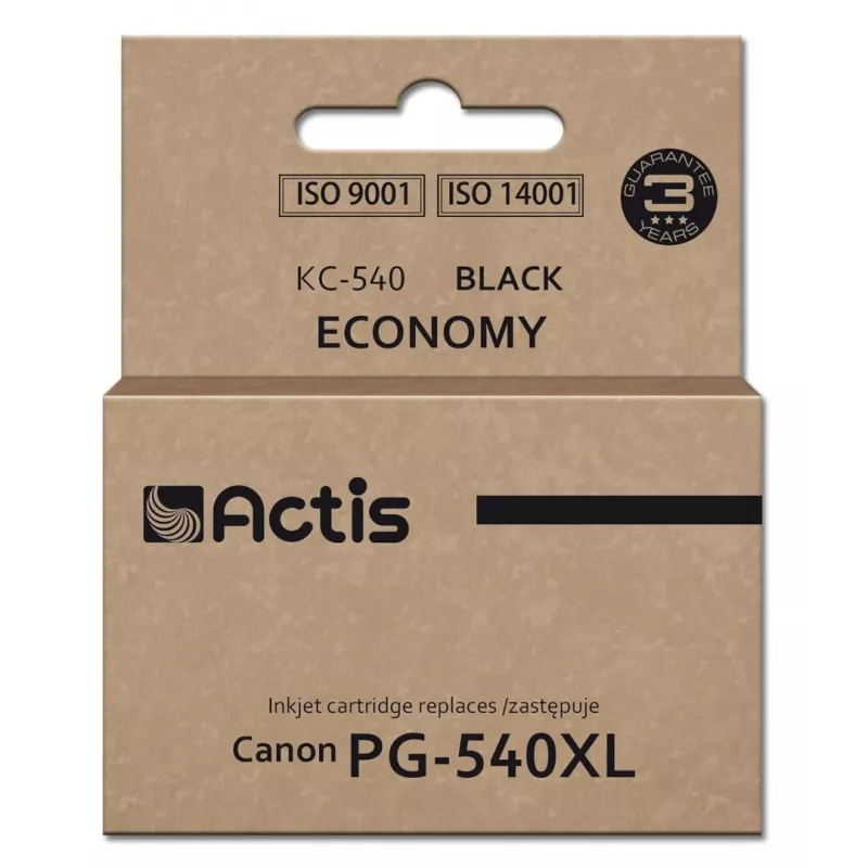 Actis KC-540 Tintenpatrone, Ersatz für Canon PG-540XL, Supreme, schwarz, 22 ml