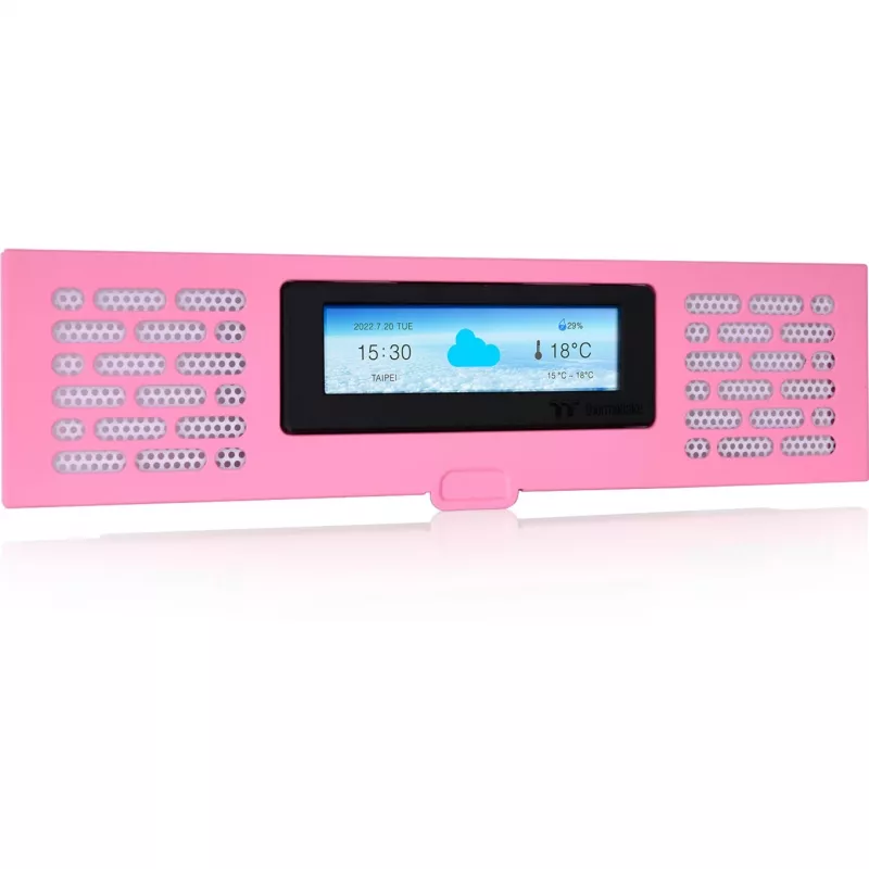 Thermaltake AC-067-OOANAN-A1 LCD-Panel-Kit für The Tower 200, pink