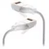 Netzwerkkabel Ubiquiti UACC-Cable-Patch-EL-C6A-0.3M-W RJ-45 Cat6a 0,3 m Transparent Weiß