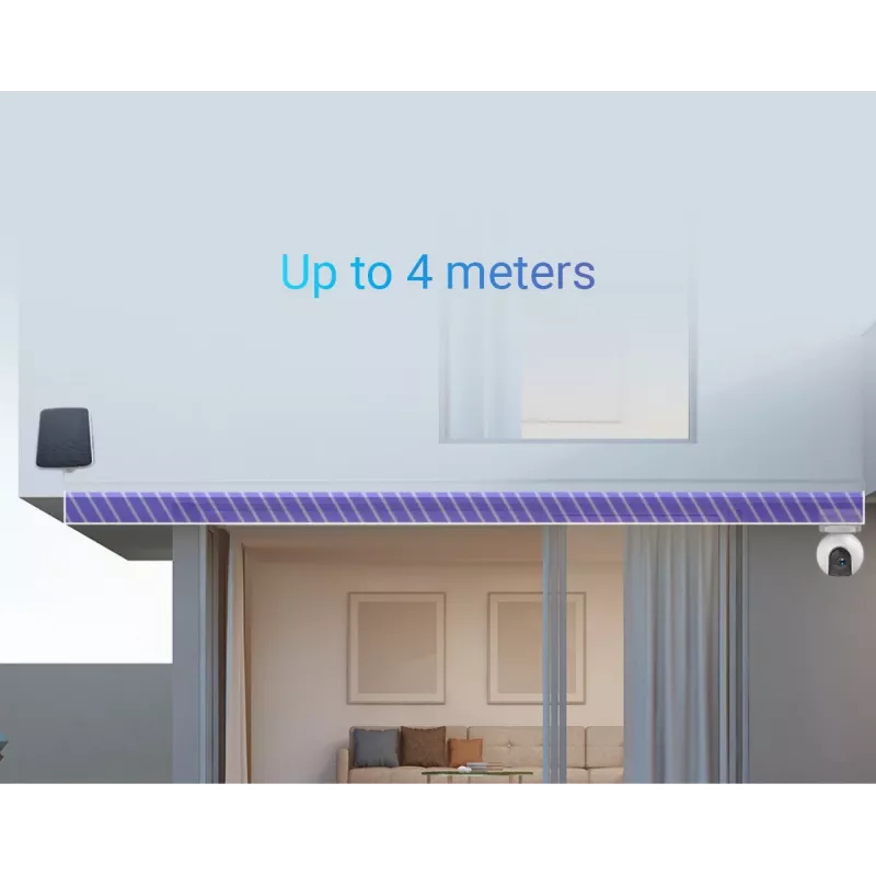EZVIZ Solar-Ladepanel monokristallines Silizium
