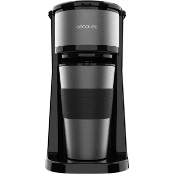 Cecotec Coffee 66 Drop & Go Filterkaffeemaschine, 700 W, Schwarz/Edelstahl