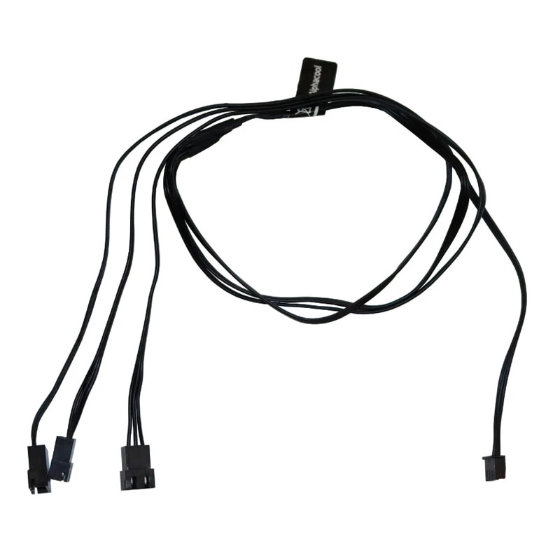 Alphacool 18602 Digital RGB LED Y-Kabel 3-fach mit JST-Stecker, 60 cm, Schwarz