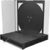 MediaRange BOX31-2 CD-/DVD-Jewelcase für 2 Discs, schwarz/transparent, 5er-Pack