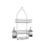 Duschablage RAYEN 2073 mit Seifenspendern – wandmontierter Duschorganizer mit zwei Spendern