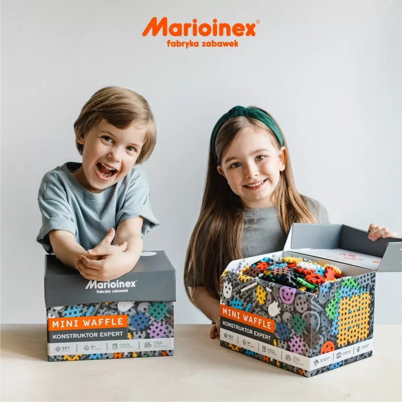 Marioinex Mini Waffle Bausteine Constructor Expert, 501 Teile