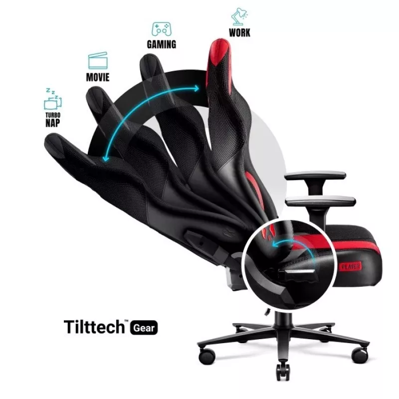 Diablo X-PLAYER 2.0. KING Gaming-Stuhl Crimson Anthrazit