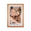 Denver Frameo PFF-1040LW digitaler Bilderrahmen, 10,1 Zoll, 16 GB, helles Holz