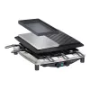 Steba RC 4 Plus Deluxe Chrome Raclette-Grill, Edelstahl/Schwarz