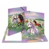 Schnellhefter HERMA Gummizugmappe A3 Karton Horse World