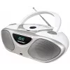 Blaupunkt BB14WH tragbares CD/MP3-Radio mit USB, AUX, FM, Silber/Weiß