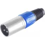 shiverpeaks BASIC-S BS55002-B XLR-Stecker, blau