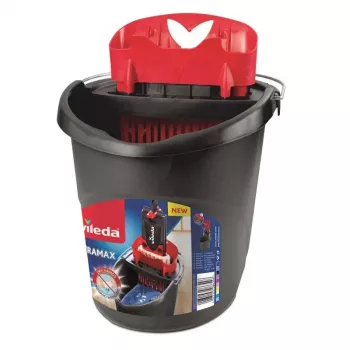 Eimer mit Moppauswringer Vileda 157870 — schwarz, 10 L, passend für Ultramax & Ultramax XL, 380×300×380 mm