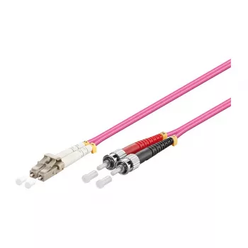 Patchkabel LWL Duplex OM4 (Multimode, 50/125) LC/ST, 5m, Good Connections® (LW-805LT4)