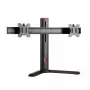 White Shark GMS-3202 RHAMSES-II Dual-Monitor-Tischhalterung, 17-27 Zoll, 2x7 kg, VESA 75x75/100x100