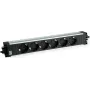 Bachmann STEP ALU 906.18804 Steckdosenleiste, 6x CEE 7/3 Steckdosen, GST18