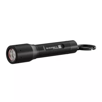 Taschenlampe Ledlenser P3R Schwarz — wiederaufladbare kompakte LED-Schlüsselanhängerleuchte