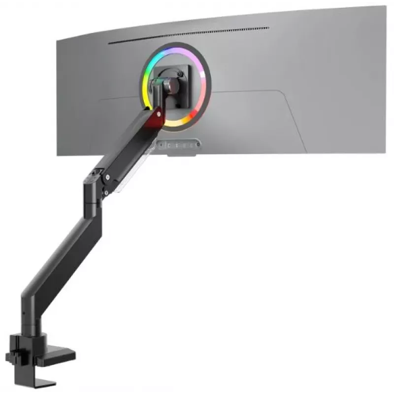 ONKRON G130-B Schwenk- und neigbare Tischhalterung für 17-57 Zoll Monitore, bis 27 kg, Schwarz