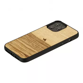 Handyhülle Man and Wood für iPhone 12 / 12 Pro — terra Schwarz