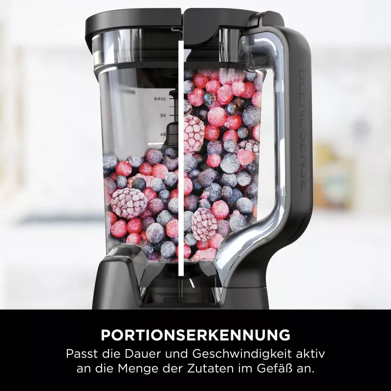 Ninja TB301EU Detect Power Mixer Pro Standmixer, 1,2 kW, 6 Automatikprogramme, Schwarz