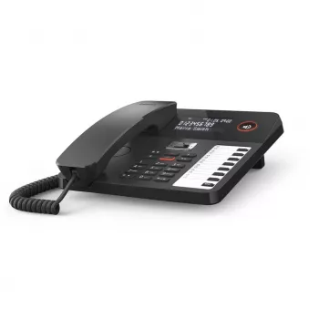 DECT-Telefon Gigaset DESK 800A Kabelgebundenes Handgerät 200 Telefonbucheinträge Schwarz