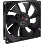 Inter-Tech F-92-S 88885180 Gehäuselüfter, 92 x 92 x 25 mm, 1500 U/min, 24 dB, Schwarz