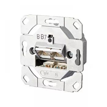 Metz Connect E-DAT C6A 2-Port Unterputz-Datendose, 130C381200-I