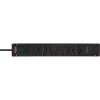 Brennenstuhl Bremounta Steckdosenleiste, 5-fach, 2x USB-C, 3 m, Schwarz