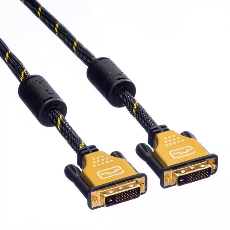 ROLINE GOLD Monitorkabel DVI, ST-ST (24+1) dual link 2,0m (11.04.5512)