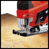 Einhell TC-JS 18/70 Li Akku-Stichsäge 4321280, Power X-Change, 18 V, 2700 Hübe/min, 70 mm Schnitttiefe, inkl. 2,5-Ah-Akku und Ladegerät, rot/schwarz
