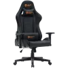 Gaming-Stuhl CANYON Irida RGBCH03 RGB Schwarz ergonomisches Design, verstellbare Armlehnen, neigbare Rückenlehne