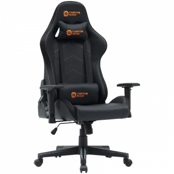 Gaming-Stuhl CANYON Irida RGBCH03 RGB Schwarz ergonomisches Design, verstellbare Armlehnen, neigbare Rückenlehne